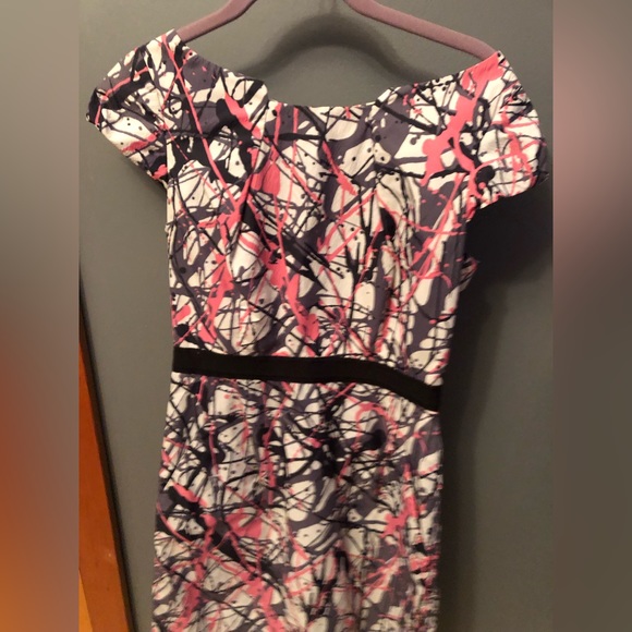 Milly Paint Splatter Sheath Dress - Picture 2 of 4